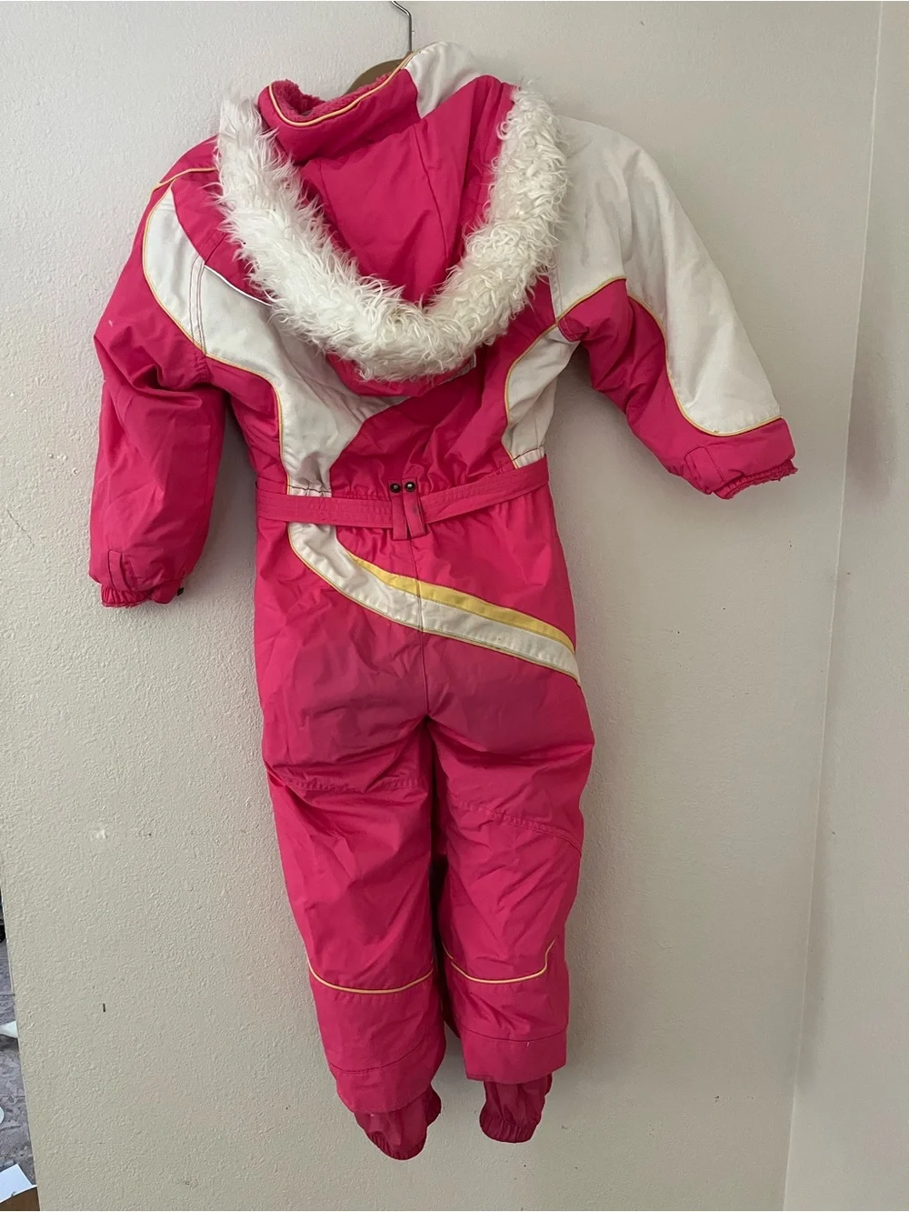 Obermeyer Pink and Yellow Girls' Ski Jacket